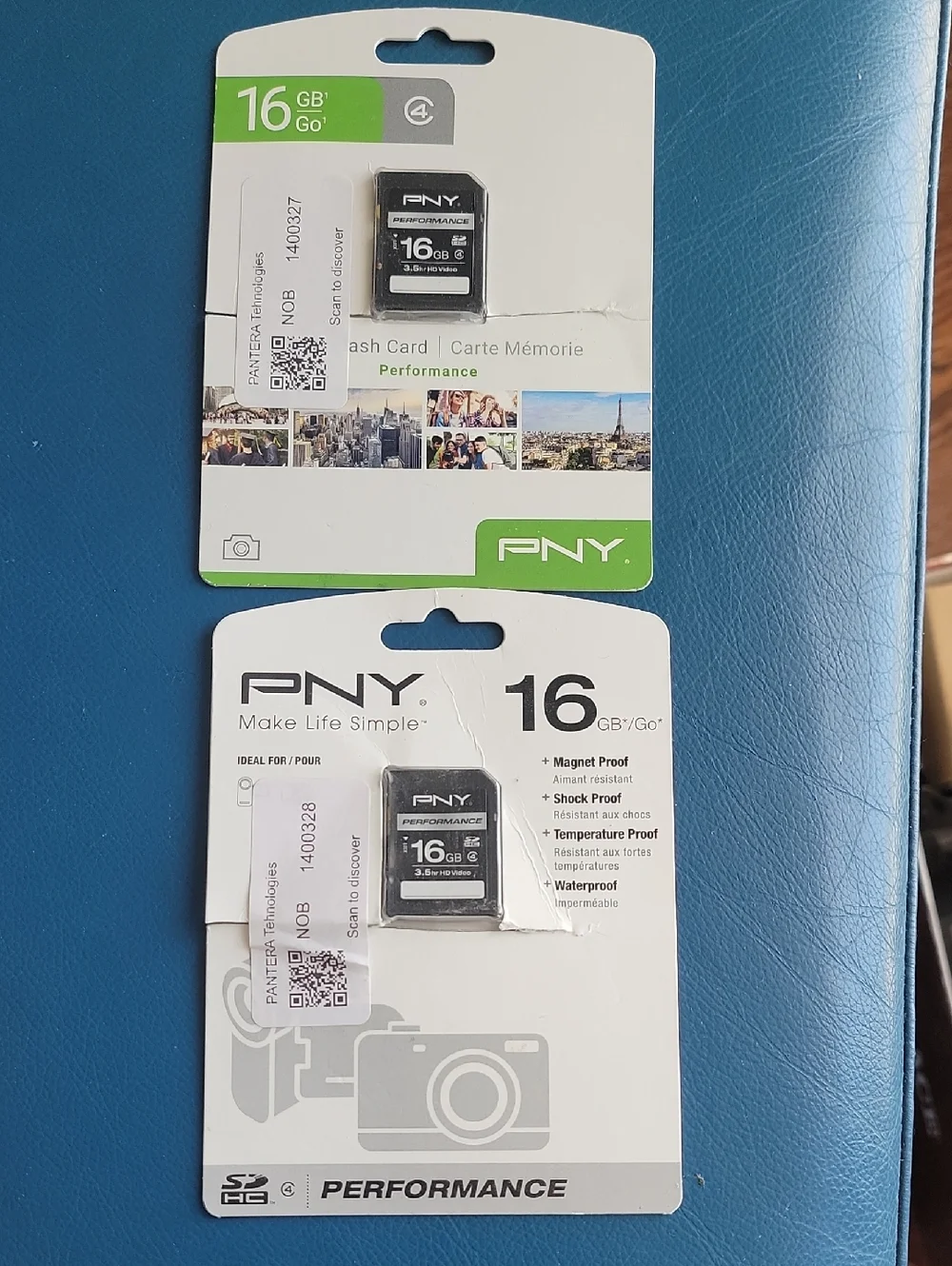 2 Pack of 16GB SD Card - Black - High Performance Memory